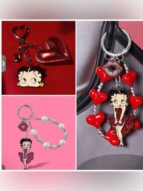 Betty Boop Charms for Key and Bags